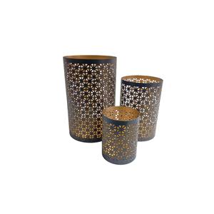 Fonctions de mariage et décoration intérieure Bougeoirs en métal argent et or Pièce maîtresse de table Accents de décoration intérieure à utiliser avec pilier - Product Image 2