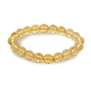 NOVAMART Fine Arihant Gems & Jewels Unisex Citrine Bracelet Natural Astrological Gemstone Positive Effect Crystal <b>Bangle</b> for Bot - Product Image 2