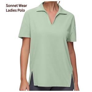 Chemises polo élégantes pour femmes, coupe classique, 100% polyester - Product Image 6