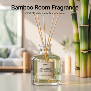 Private Label Bamboo Room Fragrance OEM <b>Reed</b> <b>Diffuser</b> Manufacturer Long Lasting Home Scent Luxury Glass Bottle Custom Fragrance - Product Image 2