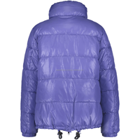 Veste matelassée respirante de qualité supérieure en nylon 100% personnalisée pour femmes, avec décoration en peau de mouton et capuche