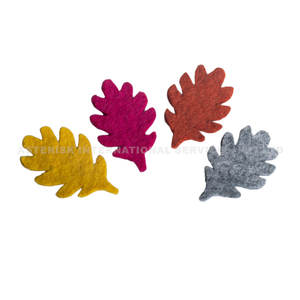 Feuille de chêne découpée feutre Graduation automne célébrations fête des mères Halloween professeur enfant fêtes automne Thanksgiving décorations - Product Image 1