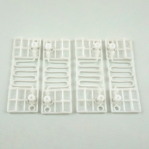 BDP680 Juego de 4 Piezas de Plástico para Agarraderas para 9 11 - Product Image 1