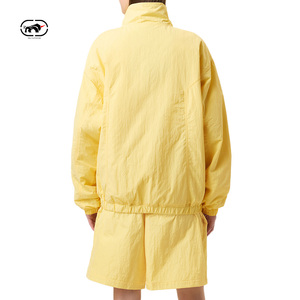 Conjunto corto cortavientos de nailon personalizado para hombre, chándal Anorak con estampado transpirable, chaqueta y pantalones de lluvia, chándal de 2 piezas - Product Image 4