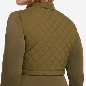 Chaqueta Híbrida de Invierno para Mujer, Estilo Urbano, con Cierre, Ajustada, Ligera, Acolchada, con Cuello Alto y Resistente al Viento - Product Image 5