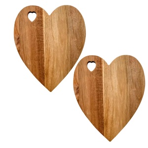 Tabla de cortar de madera de acacia en forma de corazón al mejor precio para utensilios de cocina-Cortar queso y pan Servicio OEM disponible Directo Vietnam - Product Image 5