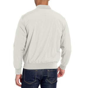 Chaqueta de bombardero de lona de invierno al por mayor con logotipo personalizado 2026 para hombre logotipo frontal personalizado transpirable impermeable - Product Image 4