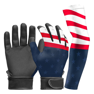 Guantes de Bateo de Béisbol Personalizados de Primera Calidad del Fabricante, Logotipo Propio, Diseño de Sublimación de Cuero Liso, Guantes de Softbol, Guantes de Béisbol - Product Image 1