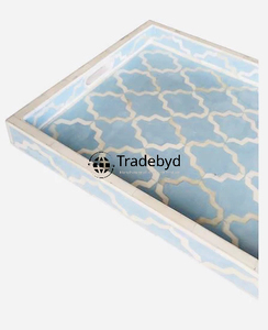 Bandeja decorativa de nácar Tradebyd, pieza de lujo hecha a mano para casas y boutiques modernas - Product Image 3