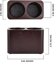 Bois stylo et porte-crayon bureau bureau papeterie organisateur Table crayon tasse support bureau accessoires support deux tasses pratique