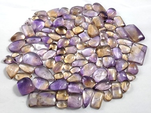 Ametrine Cabochons Natural Quartz <b>Opal</b> Crystal Gemstone Spectacular Color Loose Gemstones - Product Image 6