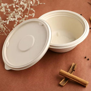 Récipients jetables sans plastique pour les marques éco-conscientes Bagasse Conteneurs écologiques Service alimentaire Hôtellerie-restauration - Product Image 1