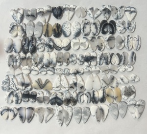 AAA + คุณภาพจากธรรมชาติ Dendrite คู่ Cabochon เครื่องประดับอัญมณีจี้อัญมณีตามสั่งขนาดสำหรับทำเครื่องประดับ - Product Image 2