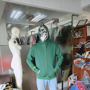 เสื้อฮู้ดซิปเต็มตัวผู้ชายขายส่งปี 2025 ปักโลโก้ตามสั่ง สไตล์สตรีทแวร์ ผ้าฝ้ายฟลีซ 100% - Product Image 6