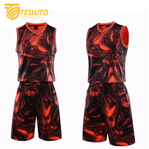 Ensemble de maillots de basket-ball personnalisés unisexe Réglage de vêtements de sport à séchage rapide Matériau respirant Logo personnalisé Caractéristiques numériques XS - Product Image 5