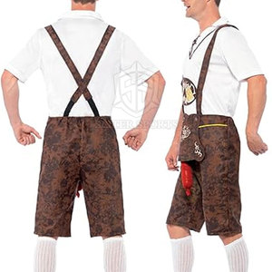 Traje bávaro de tamaño personalizado hecho en Pakistán, cierre de doble botonadura, superventas, profesional, transpirable, de cuero/algodón, antiestático - Product Image 3