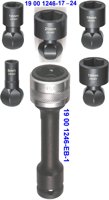 Jeu de douilles hexagonales universelles 1/2 pouce, qualité industrielle, 9 pièces, interchangeables, résistantes aux chocs, DIY, OEM/ODM, fabrication taïwanaise, réparation automobile