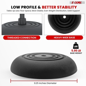 ขาตั้งไมโครโฟนแบบตั้งพื้น 5Core รุ่น Heavy Duty ปรับความสูงได้ สำหรับร้องเพลงบนเวทีและในสตูดิโอ - Product Image 3