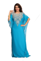 Nouvelle arrivée, abaya en modal et chiffon de conception turque, Farasha, travail à la main perlé, manches longues, kaftan ethnique, femmes musulmanes adultes, toutes saisons
