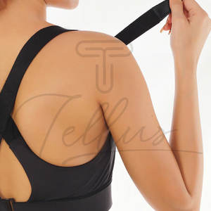 ชุดกีฬาบราและกางเกงขาสั้นคุณภาพสูง ระบายอากาศได้ดี สำหรับออกกำลังกาย ฟิตเนส โยคะ รับผลิตตามสั่ง ปรับแต่งสี ขนาด และสไตล์ได้ รับผลิตแบบ OEM - Product Image 6