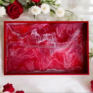Handmade <b>Epoxy</b> <b>Resin</b> Tray Unique Home Decor Beautiful <b>Resin</b> Tray With Vibrant Design - Product Image 2
