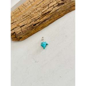 Breloques Colibris Artisanales Navajo en Turquoise Mohave et Argent Sterling – Composants et Apprêts pour Bijoux - Product Image 3