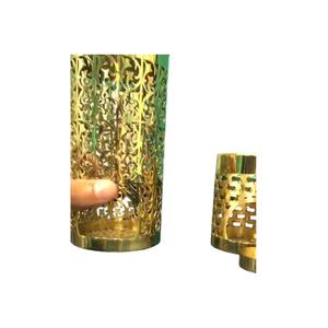 Tarro de vela de hierro y Metal negro de la mejor calidad, tapa dorada, diseño conveniente, portavelas para cumpleaños, decoración de mesa de Navidad, precio bajo - Product Image 4