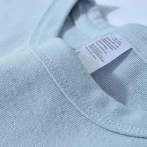 T-shirt 100% coton de haute qualité Impression de logo personnalisé T-shirt de luxe surdimensionné T-shirt graphique blanc uni pour hommes - Product Image 2