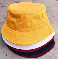 Topi Bucket Unisex 100% Katun Ukuran Besar, Pinggiran Lebar Dapat Disesuaikan, Bordir Logo Kustom, Dapat Dilipat, Kasual, Pesta, Empat Musim, Topi Pelindung Matahari
