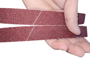 Bandes abrasives premium 20x520mm en oxyde d'aluminium, diamètre 100mm, action de coupe durable et précise pour pierre et meuleuses, vente en gros - Product Image 2
