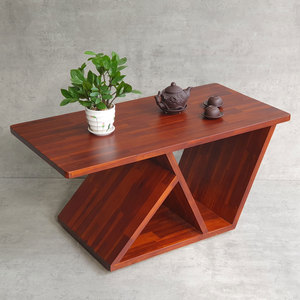 Table basse rectangulaire moderne 100x50x45cm en bois de Melaleuca de 25mm d'épaisseur, durable, non pliable, pour salon, ensemble de meubles TT68227 - Product Image 2