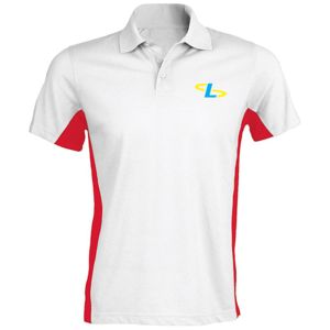 Señoras bordadas para camisetas de polo Nuevo estilo de mujer personalizada para polo con patchwork - Product Image 2