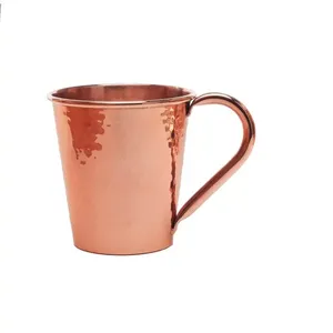 Moscow Mule Taza de cobre Aspecto tradicional Vasos hechos a mano para cóctel Bar Fiesta y uso doméstico - Product Image 6