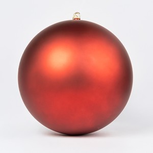 Adornos Navideños de Plástico Rojo, Bolas de 40cm de Diámetro y Adornos para Árboles, Hechos a Máquina - Product Image 2