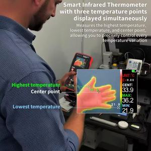 Zoyi S R01 man hinh nhiệt và vạn năng 2 trong 1 Nhiệt kế hồng ngoại và điện <span class=keywords><strong>Tester</strong></span> - Product Image 6