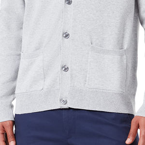 Invierno 2025 Ropa de hombre Cuello en V personalizado Manga larga Jacquard Suéter de punto Cárdigan Diseño personalizado Suéter al aire libre - Product Image 2