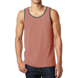 Camisetas sin mangas de sublimación para hombre de calidad premium de color sólido superventas, camiseta sin mangas de gran tamaño y ajustada para hombre - Product Image 4