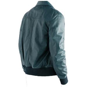 9. 	 Chaqueta de Cuero Vacuno de Alta Gama, Talla Adulto, para Oficina, Cuero Suave y Elástico, Grano Natural Sin Corregir - Product Image 2
