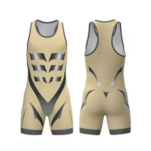 ชุดมวยปล้ำออกแบบเองได้ MOQ ต่ำ สไตล์ต่างๆ ชุดมวยปล้ำดีไซน์ใหม่ - Product Image 1