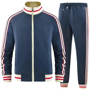 Venta al por mayor personalizado hombres mujeres chaqueta 2 piezas conjunto Jogger chándal transpirable Streetwear chándal correr gimnasio desgaste Unisex chándal - Product Image 2