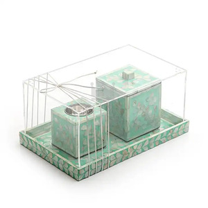 Mother of Pearl Inlay Mubkhar burner Mubkhar <b>Incense</b> burner Bakhoor <b>Box</b> Tray Suitable for Ramadan Eid Gifts - Product Image 4