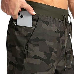 Pantalones cortos con estilo para hombre, ropa deportiva informal, pantalones cortos de entrenamiento tejidos Premium para hombre, Fitness, correr al aire libre, trotar, entrenamiento - Product Image 4