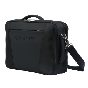 Best-seller SAKOS unisexe 15.6 pouces multifonction Polyester porte-documents Style moderne couverture en cuir fermeture à glissière pour le voyage - Product Image 1