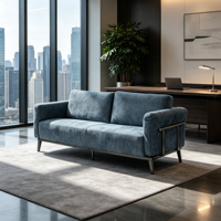 Canapé de bureau compressé sous vide, directement de l'usine - Mobilier de salon professionnel peu encombrant pour commandes en gros