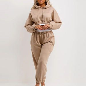 Conjunto de 2 piezas de algodón 100% de felpa francesa personalizado, sudadera de lujo con capucha, pantalones de chándal de gran tamaño, conjunto de pantalones de chándal con cremallera, chándal Boxy Fit para hombres - Product Image 5