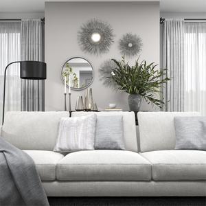 Custom Modern Aluminum Alloy Wall <b>Mirror</b> 24\" X 1\" X 24\" <b>Large</b> <b>Black</b> Silver Metal Elegant Room Decoration Style - Product Image 5