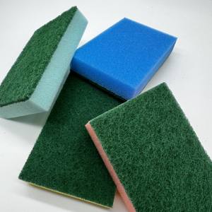 Casalina Lot de 4 éponges à récurer extra larges 14.5x10x2.7cm pour le nettoyage de la vaisselle. - Product Image 3