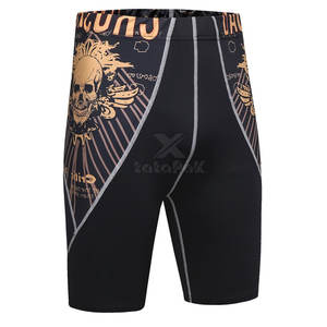 Pantalones Cortos de Compresión para Hombre con Logotipo Personalizado al por Mayor, Sólidos/Estampados, de Secado Rápido y Transpirables, Pantalones Cortos Deportivos de Alta Calidad en Venta - Product Image 4