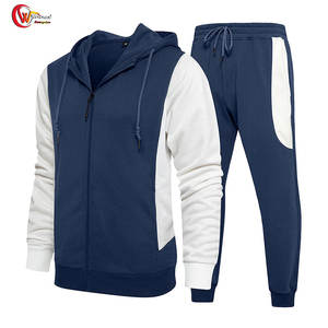 Chándales ligeros cómodos para hombres, ropa para correr, cremallera, 100% poliéster, chándales para hombres - Product Image 1