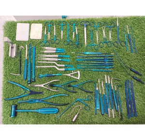 Ensemble d'instruments de chirurgie plastique manuels en acier inoxydable pour rhinoplastie, outils nasaux professionnels ORL, 62 pièces, certifié CE, TARIQ MFG - Product Image 3